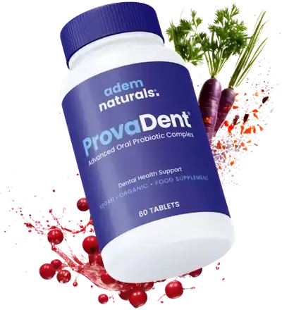 ProvaDent oral probiotic supplement bottle